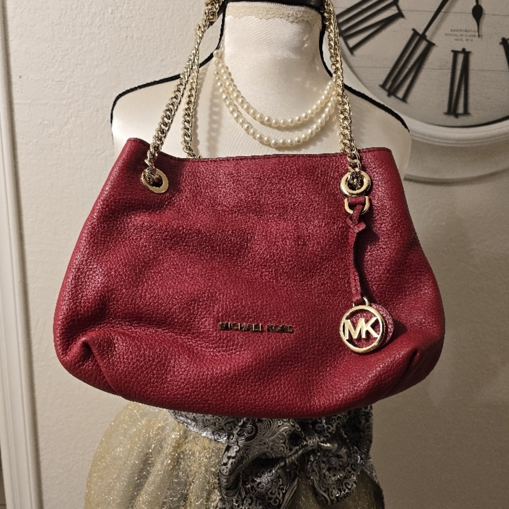Michael Kors Red Shoulder Bag